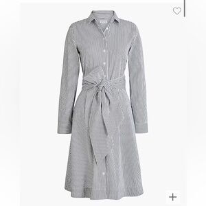 J. Crew Tie Waist Shirtdress